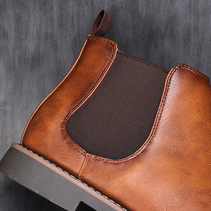 Bota Chelsea Masculina De Couro