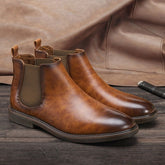 Bota Chelsea Masculina De Couro
