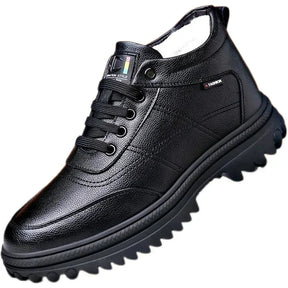 Bota Masculina Casual De Couro